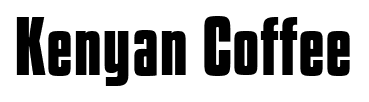 Kenyan Coffee font